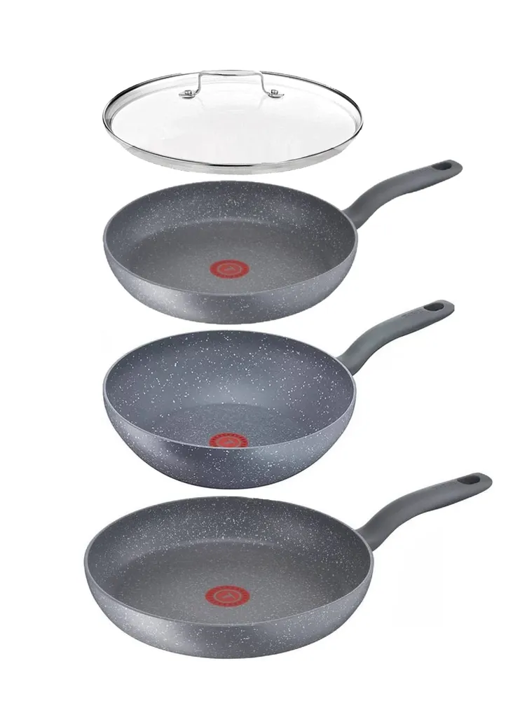 Tefal G13411 Cook Healthy Pfannenset Induktion 6 Tlg, Hohe Wokpfanne Mit Deckel 28cm, Pfanne 30 Cm + 24cm, Alle Herdarten, Spülmaschinenfest, Antihaft-beschichtet, Wok & Bratpfanne Set 1 Tefal G13411 Cook Healthy Pfannenset Induktion 6 Tlg, Hohe Wokpfanne Mit Deckel 28cm, Pfanne 30 Cm + 24cm, Alle Herdarten, Spülmaschinenfest, Antihaft-beschichtet, Wok & Bratpfanne Set