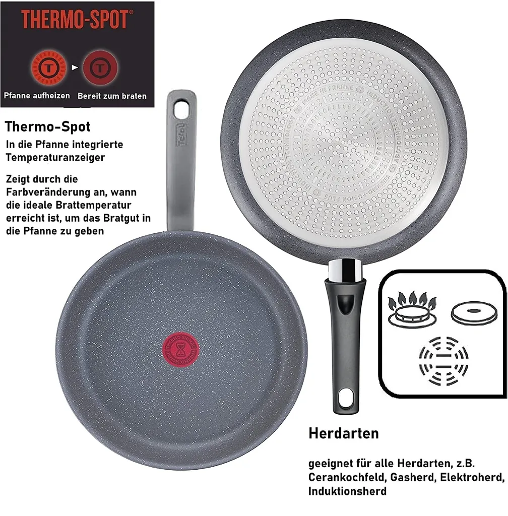 Tefal G13411 Cook Healthy Pfannenset Induktion 6 Tlg, Hohe Wokpfanne Mit Deckel 28cm, Pfanne 30 Cm + 24cm, Alle Herdarten, Spülmaschinenfest, Antihaft-beschichtet, Wok & Bratpfanne Set 2 Tefal G13411 Cook Healthy Pfannenset Induktion 6 Tlg, Hohe Wokpfanne Mit Deckel 28cm, Pfanne 30 Cm + 24cm, Alle Herdarten, Spülmaschinenfest, Antihaft-beschichtet, Wok & Bratpfanne Set – Bild 2
