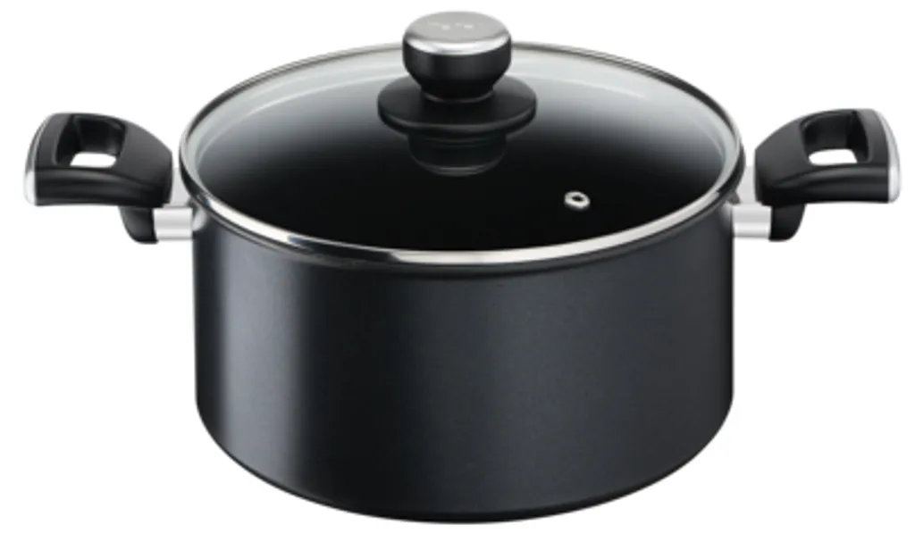 Tefal G2554602, 5 L, Rund, Schwarz, Aluminium, Titan, Keramik, Gas, Halogen, Induktion, Versiegelte Platte 1 Tefal G2554602, 5 L, Rund, Schwarz, Aluminium, Titan, Keramik, Gas, Halogen, Induktion, Versiegelte Platte