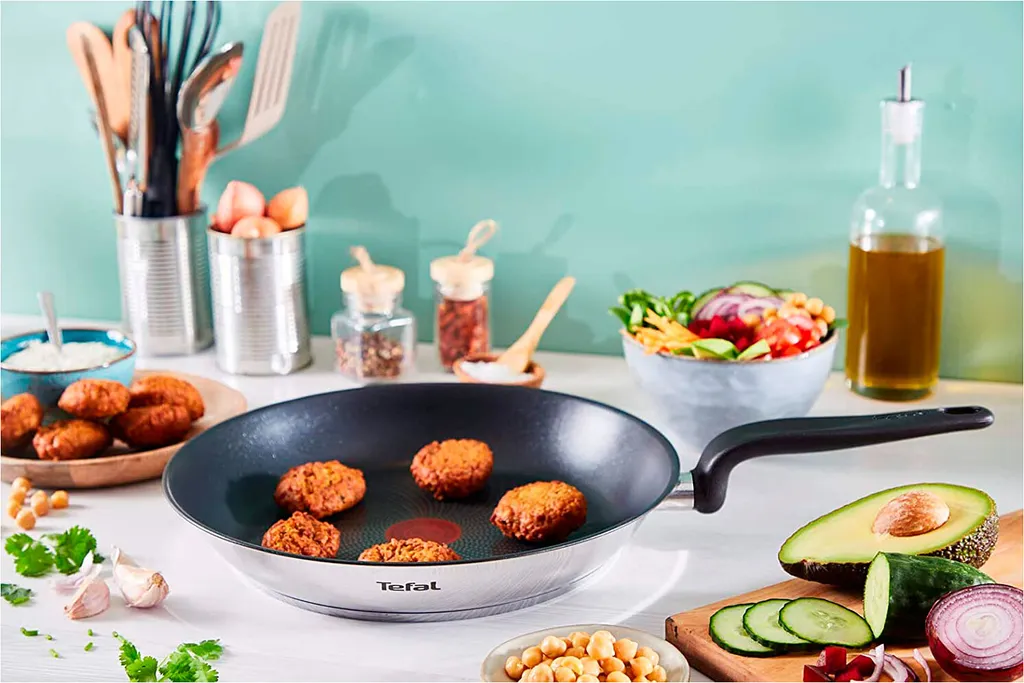 TEFAL E3090604 PRIMÄRE Edelstahlpfanne Mit Antihaftbeschichtung 28 Cm Induktionskompatibel 2 TEFAL E3090604 PRIMÄRE Edelstahlpfanne Mit Antihaftbeschichtung 28 Cm Induktionskompatibel – Bild 2