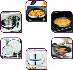 Tefal Pfannenset INGENIO 24/28cm L94092 + 2 X Jamie Oliver Glasdeckel 24/28cm + 2 Griffe + Ingenio Pfannenwender -Tefal 573792a52c72cdcdd6f19bfdf684fdf6