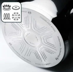 Tefal Duetto 3-teiliges Bratpfannen-Set, 20/24/28 Cm, Antihaftbeschichtung, Geeignet Für Alle Herdarten, Auch Für Induktionsherde, Edelstahl/schwarz -Tefal 6121922e309797c47758d99aef41e458