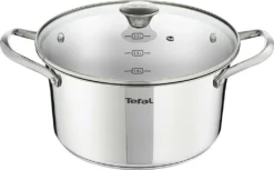 Tefal Simpleo 4tlg Topf-Set Temperaturanzeige Edelstahl -Tefal 6ac4c9c6385ad3328a23106d8eac4c98