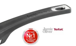 Tefal E43510 Jamie Oliver Pfannenset 5 Tlg 20,26,28cm Edelstahl Pfannen Bratpfannen Mit Deckel Pfanne Teflon Induktion Induktionsgeeignet Ofenfest Antihaftbeschichtet