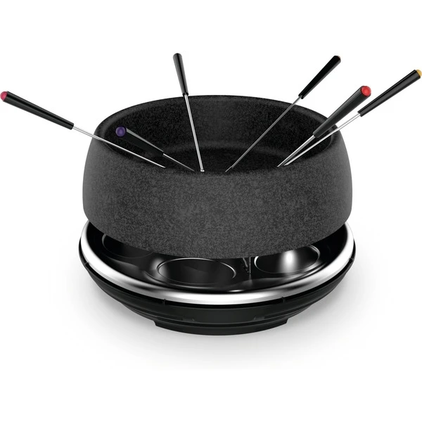 Tefal Cheese'n'co Raclette & Fondue RE12C8 (schwarz/dunkelgrau) 4 Tefal Cheese'n'co Raclette & Fondue RE12C8 (schwarz/dunkelgrau) – Bild 4