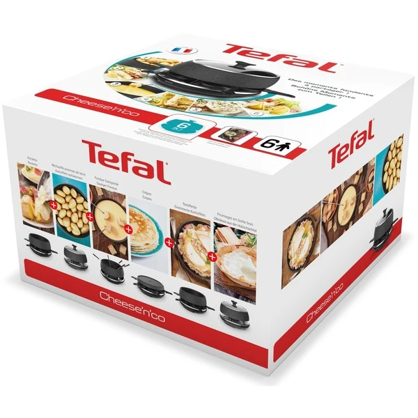 Tefal Cheese'n'co Raclette & Fondue RE12C8 (schwarz/dunkelgrau) 5 Tefal Cheese'n'co Raclette & Fondue RE12C8 (schwarz/dunkelgrau) – Bild 5