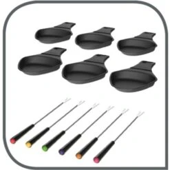 Tefal Cheese'n'co Raclette & Fondue RE12C8 (schwarz/dunkelgrau) 21 Tefal Cheese'n'co Raclette & Fondue RE12C8 (schwarz/dunkelgrau) -Tefal Tefal Cheese n co Raclette Fondue RE12C8@@9gbldt16 6