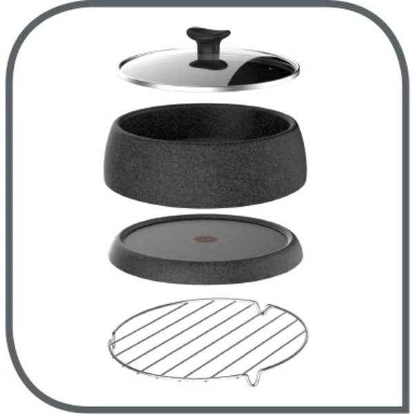 Tefal Cheese'n'co Raclette & Fondue RE12C8 (schwarz/dunkelgrau) 8 Tefal Cheese'n'co Raclette & Fondue RE12C8 (schwarz/dunkelgrau) – Bild 8