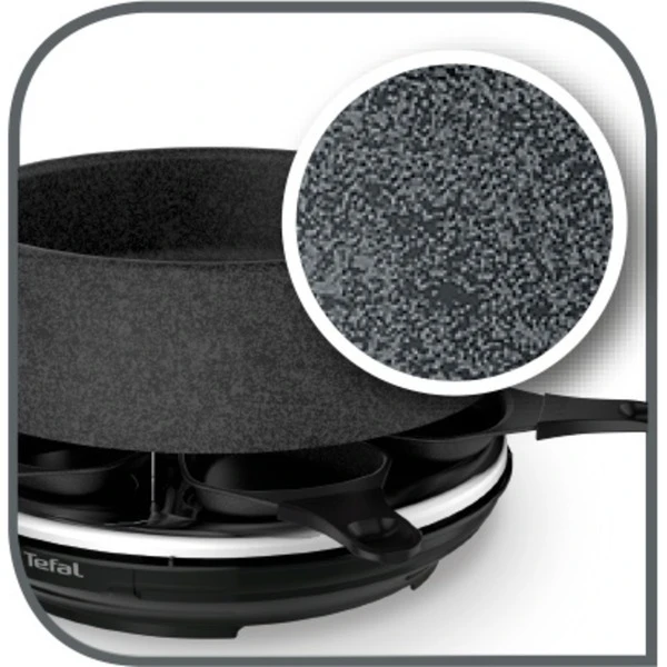 Tefal Cheese'n'co Raclette & Fondue RE12C8 (schwarz/dunkelgrau) 9 Tefal Cheese'n'co Raclette & Fondue RE12C8 (schwarz/dunkelgrau) – Bild 9