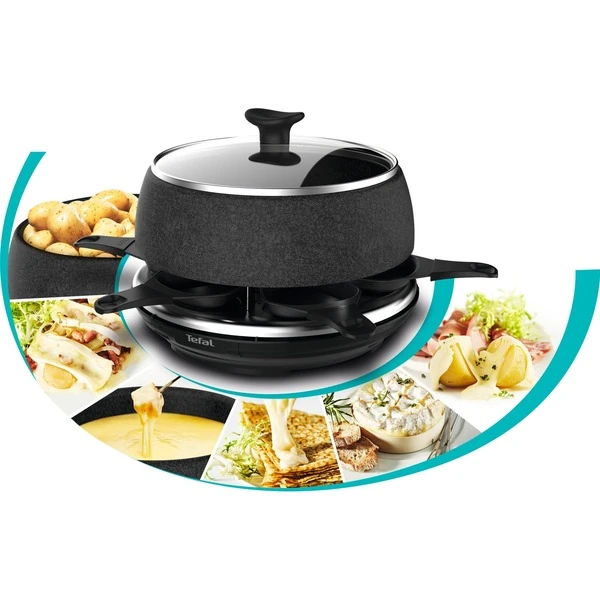 Tefal Cheese'n'co Raclette & Fondue RE12C8 (schwarz/dunkelgrau) 10 Tefal Cheese'n'co Raclette & Fondue RE12C8 (schwarz/dunkelgrau) – Bild 10