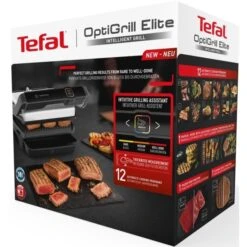 Tefal Optigrill Elite GC750D, Kontaktgrill (silber/schwarz, 2.000 Watt) -Tefal Tefal Optigrill Elite GC750D Kontaktgrill@@9gghdt11 10