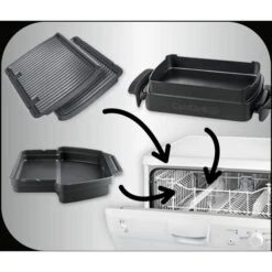 Tefal Optigrill+ Snacking & Baking GC7148, Kontaktgrill (schwarz, 2.000 Watt) 37 Tefal Optigrill+ Snacking & Baking GC7148, Kontaktgrill (schwarz, 2.000 Watt) -Tefal Tefal Optigrill Snacking Baking GC7148 Kontaktgrill@@9gghdt04 17