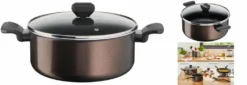 Tefal Easy Cook & Clean Kochtopf, 24 Cm (4,7 L) + Deckel, Für Alle Herdarten Außer Induktion B5544602 -Tefal aeaa0d56e91b94788404272865c46997