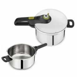 Tefal P2544337, 1 Korb/Körbe, Schwarz, Edelstahl, Freestanding (placement), Knöpfe, Drehregler, Edelstahl, 0 - 117 °C