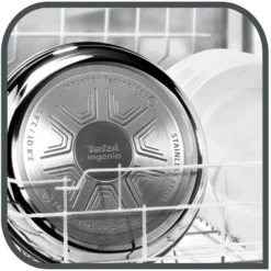 Tefal Pfannenset INGENIO 24/28cm L94092 + 2 X Jamie Oliver Glasdeckel 24/28cm + 2 Griffe + Ingenio Pfannenwender -Tefal bd4727cfa3692e86c5dbb6ee1514e882