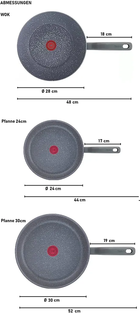 Tefal G13411 Cook Healthy Pfannenset Induktion 6 Tlg, Hohe Wokpfanne Mit Deckel 28cm, Pfanne 30 Cm + 24cm, Alle Herdarten, Spülmaschinenfest, Antihaft-beschichtet, Wok & Bratpfanne Set 6 Tefal G13411 Cook Healthy Pfannenset Induktion 6 Tlg, Hohe Wokpfanne Mit Deckel 28cm, Pfanne 30 Cm + 24cm, Alle Herdarten, Spülmaschinenfest, Antihaft-beschichtet, Wok & Bratpfanne Set – Bild 6
