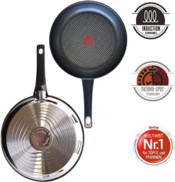 Tefal E43510 Jamie Oliver Pfannenset 5 Tlg 20,26,28cm Edelstahl Pfannen Bratpfannen Mit Deckel Pfanne Teflon Induktion Induktionsgeeignet Ofenfest Antihaftbeschichtet -Tefal c2404ce6658c6f032fae8d5f84f5933a