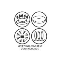 TEFAL G2550102 19 Cm UNBEGRENZTE Pfanne - Alle Kochfelder Einschließlich Induktion - Schwarz -Tefal d94fe5bef44c03b8984e47a085fbf8f3