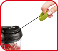 Tefal 5-Sekunden-Zerkleinerer 900 Ml Gemüseschneider Und Mixer Mit Edelstahlklingen Zum Zerkleinern Von Gemüse, Zwiebeln Und Nüssen K1320404 -Tefal f5030e01a40874821587d53c59ff1e5f