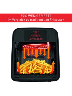 Tefal Heißluftfritteuse "Easy Fry Oven & Grill" In Schwarz -Tefal tefal heissluftfritteuse easy fry oven and grill in schwarz 2