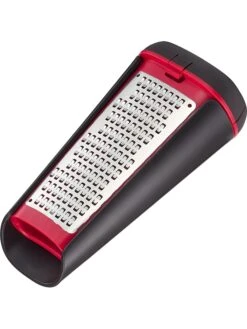 Tefal Parmesanreibe "Ingenio" In Schwarz/ Rot - (L)29 Cm